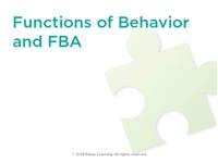 Functional Assessment and Behavior Intervention Plans